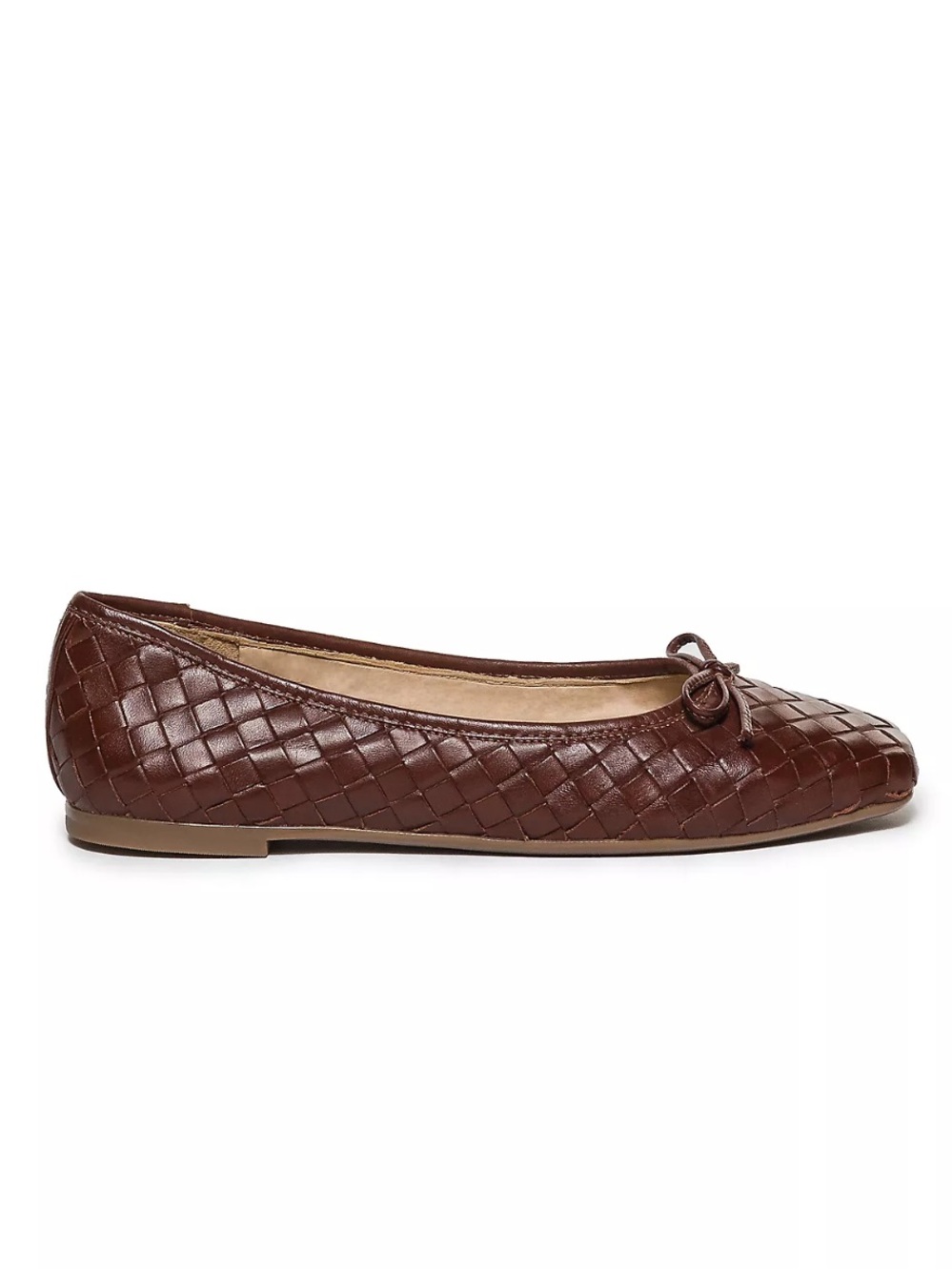 Anthropologie Bernardo Gwynn Woven Flats in Brown, Size 11, NWOB